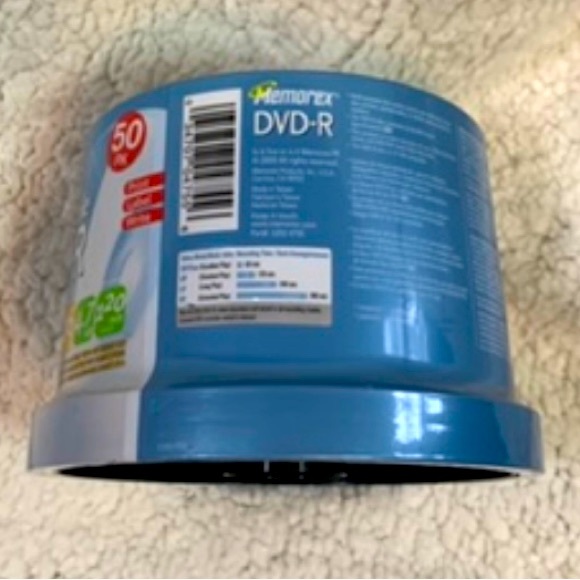 50 Pack Memorex Recordable Printable DVD-R Discs New Sealed, NOS - Picture 3 of 5